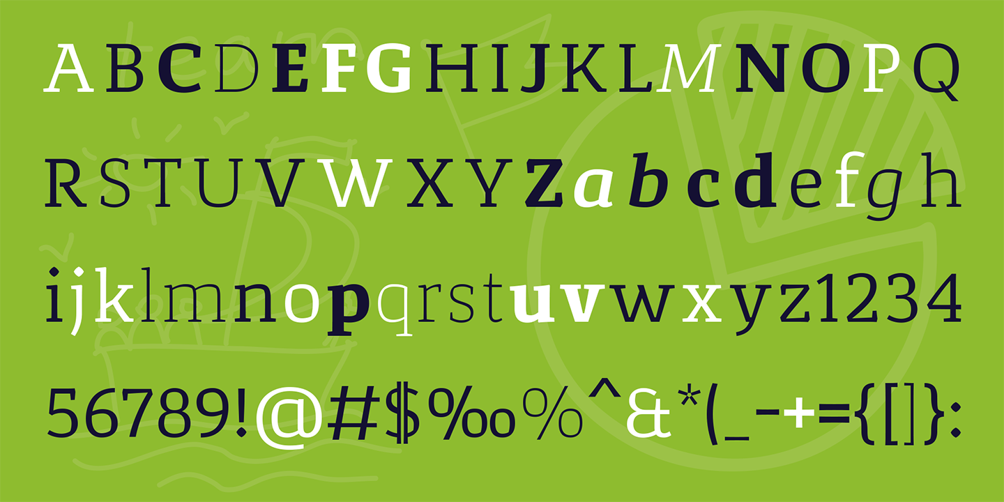 Przykład czcionki Corpo Serif Light italic